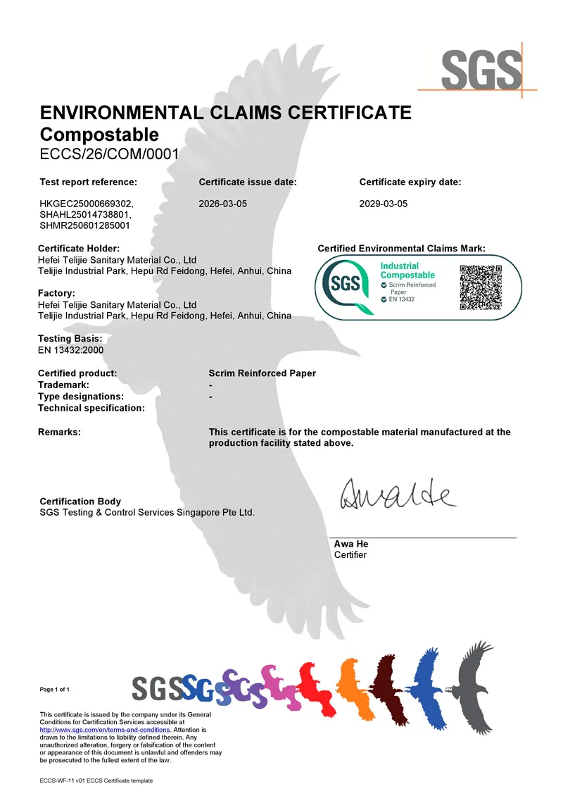 sgs biodegradation certification