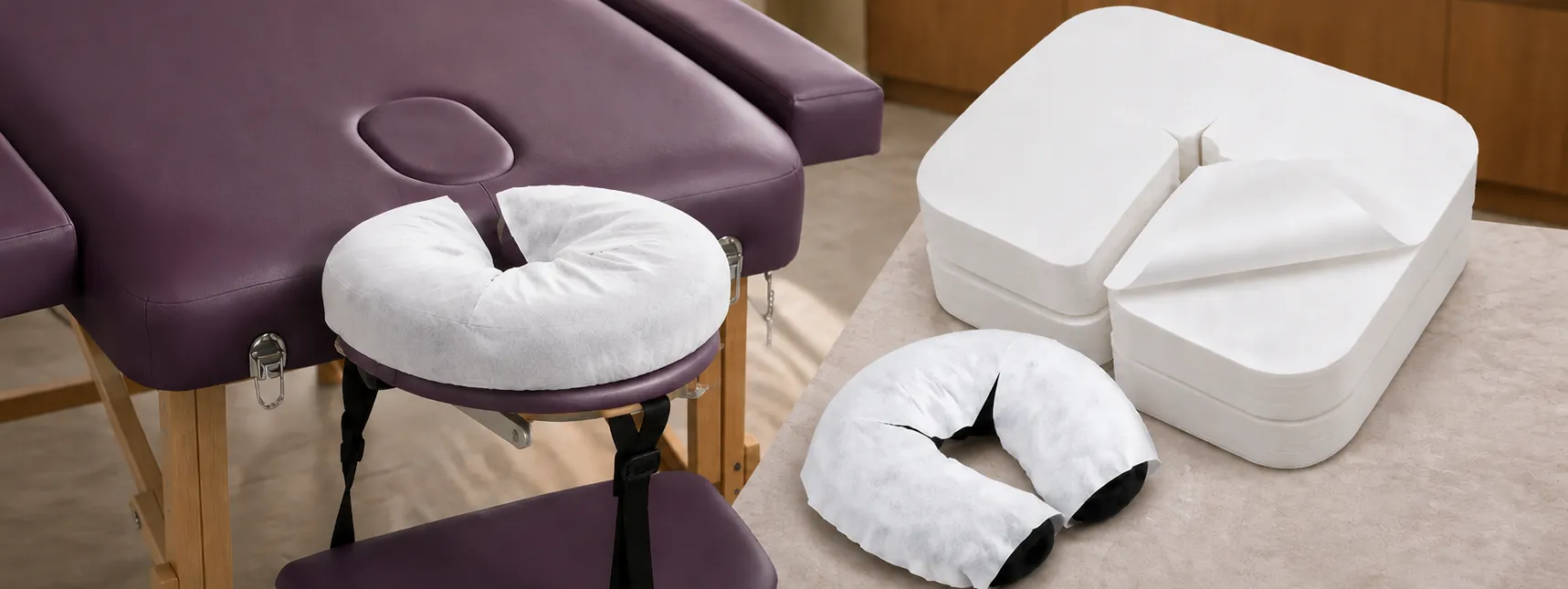 Massage Face Cradle Covers / Headrest Towels